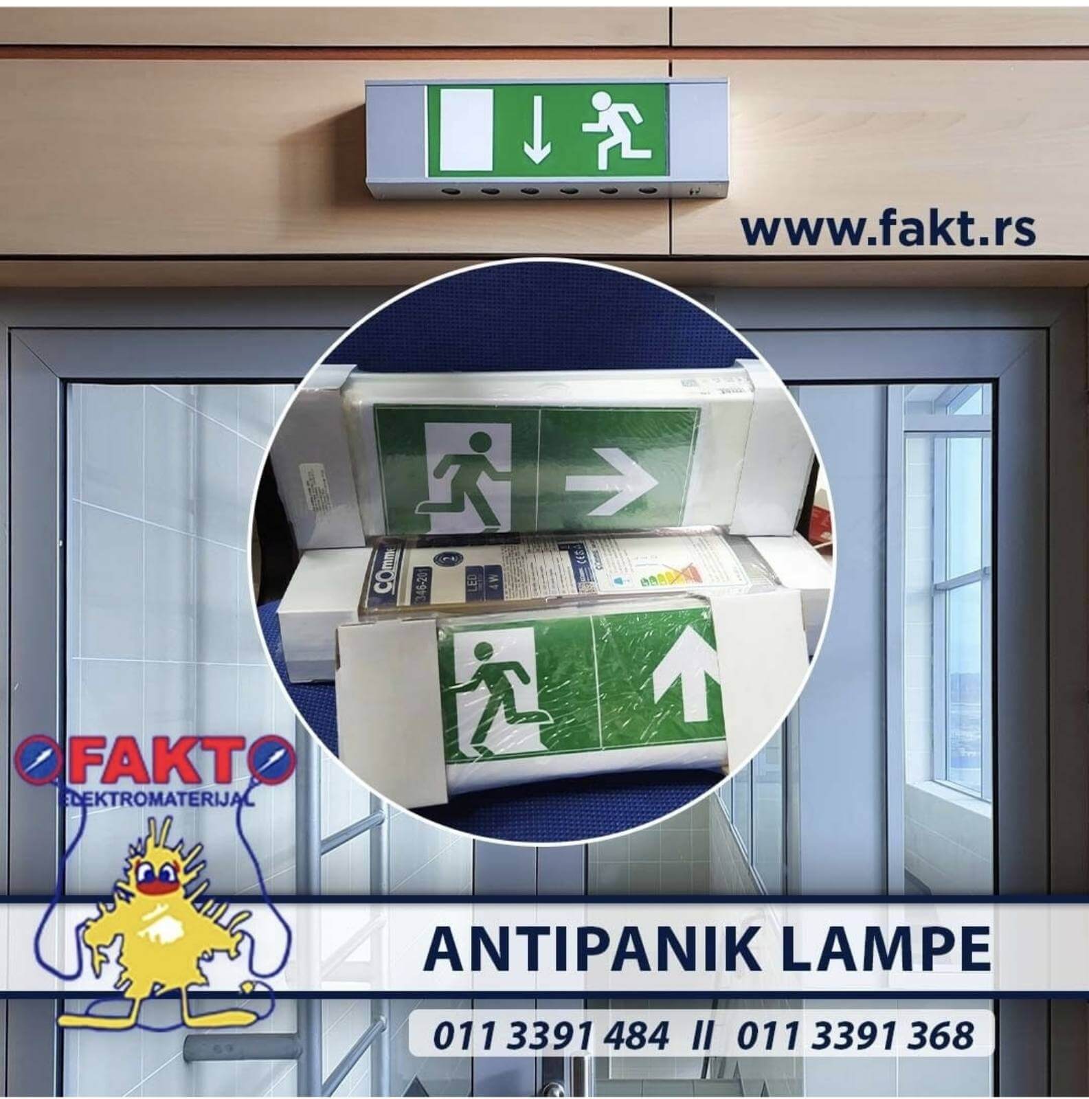 Antipanik lampe